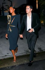 JASMINE TOOKES Leaves an Oscars Party in Bel Air 04/25/2021