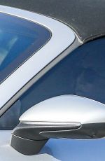 JENNIFER ANISTON Out Driving in Her Porsche 911 Targa in West Hollywood 04/06/2021