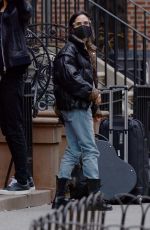 JENNIFER CONNELLY Out with Her Dog in New York 04/18/2021