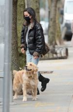 JENNIFER CONNELLY Out with Her Dog in New York 04/18/2021