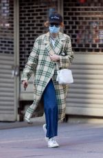 JENNIFER LAWRENCE Wearing a Mask Out in New York 04/21/2021