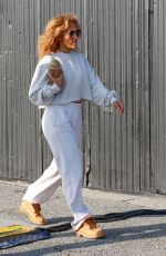 JENNIFER LOPEZ Heading to a Studio in Los Angeles 04/25/2021