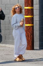 JENNIFER LOPEZ Heading to a Studio in Los Angeles 04/25/2021