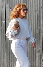 JENNIFER LOPEZ Heading to a Studio in Los Angeles 04/25/2021
