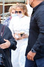 JENNIFER LOPEZ Takes Her Mom to a Doctor