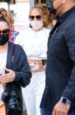 JENNIFER LOPEZ Takes Her Mom to a Doctor