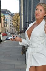 JESS and EVE GALE Leaves Toy Roof Garden in London 04/17/2021