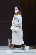 JESSICA ALBA Leaves and Office Building in Los Angeles 04/21/2021