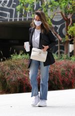 JESSICA ALBA Outside Her Office in Los Angeles 04/23/2021