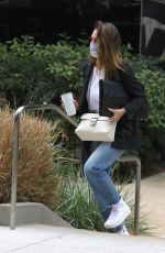 JESSICA ALBA Outside Her Office in Los Angeles 04/23/2021