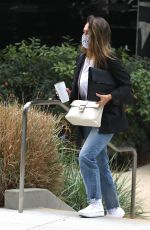 JESSICA ALBA Outside Her Office in Los Angeles 04/23/2021