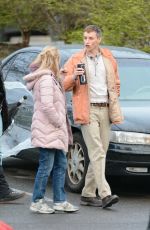 JESSICA CHASTAIN and Eddie Redmayne on the Set of The Good Nurse in Stamford 04/18/2021
