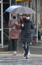 JESSICA CHASTAIN and  Gian Luca Passi de Preposulo Out in New York 04/11/2021