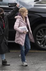 JESSICA CHASTAIN on the Set of The Good Nurse in New York 04/17/2021