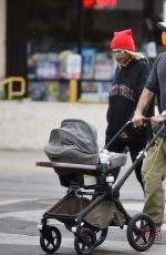 JESSICA HART Out with Family in Los Angeles 04/22/2021