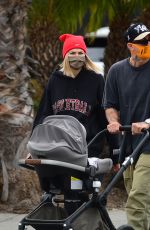 JESSICA HART Out with Family in Los Angeles 04/22/2021