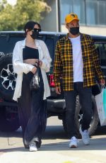 JESSIE J and Max Pham Nguyen at Crossroads Kitchen in West Hollywood 04/10/2021