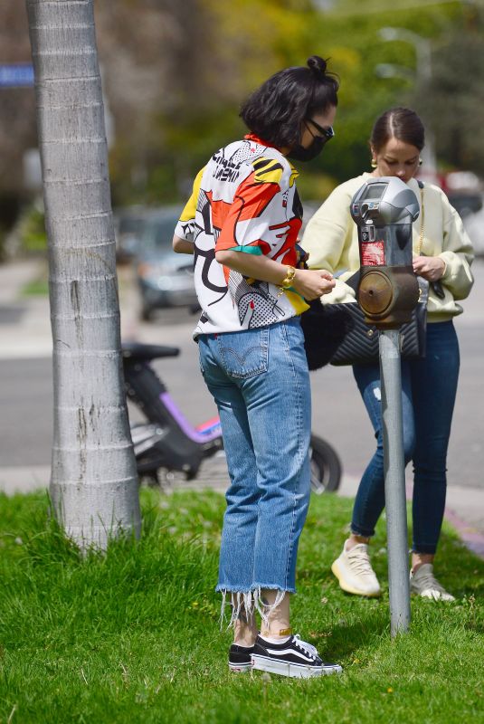 JESSIE J Out and About in Los Angeles 04/15/2021