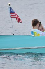 JOJO SIWA and KYLIE PREW at a Car Boat Ride at Disney World in Florida 04/18/2021