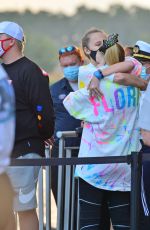 JOJO SIWA and KYLIE PREW at a Car Boat Ride at Disney World in Florida 04/18/2021