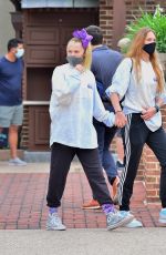 JOJO SIWA and KYLIE PREW at a Car Boat Ride at Disney World in Florida 04/18/2021