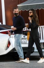 JORDANA BREWSTER and Mason Morfit at Brentwood Country Mart 04/05/2021