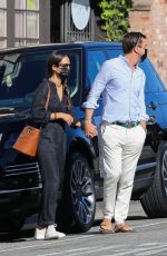 JORDANA BREWSTER and Mason Morfit Out for Coffee in Brentwood 04/28/2021