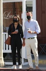 JORDANA BREWSTER and Mason Morfit Out for Coffee in Brentwood 04/28/2021