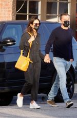 JORDANA BREWSTER and Mason Morfit Out for Morning Coffee in Brentwood 04/05/2021