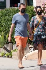 JORDANA BREWSTER and Mason Morfit Out with Their Dog in Brentwood 04/05/2021