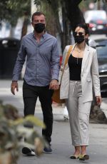 JORDANA BREWSTER and Mason Out Kissing in West Hollywood 04/06/2021