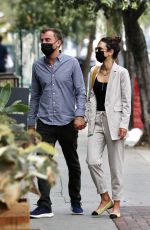 JORDANA BREWSTER and Mason Out Kissing in West Hollywood 04/06/2021