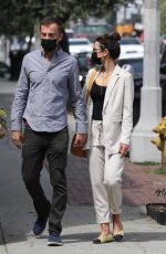 JORDANA BREWSTER and Mason Out Kissing in West Hollywood 04/06/2021