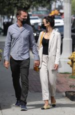 JORDANA BREWSTER and Mason Out Kissing in West Hollywood 04/06/2021