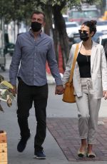 JORDANA BREWSTER and Mason Out Kissing in West Hollywood 04/06/2021
