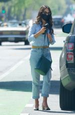 JORDANA BREWSTER with Her Dog at Groomer in Brentwood 03/31/2021