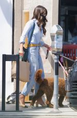 JORDANA BREWSTER with Her Dog at Groomer in Brentwood 03/31/2021
