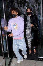 JORDYN WOODS and Jaden Smith at Catch LA in West Hollywood 04/22/2021