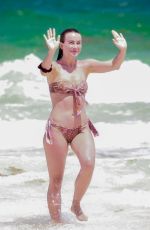 JULIANNE HOUGH in Bikini at a Beach in Tulum 04/28/2021