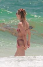 JULIANNE HOUGH in Bikini at a Beach in Tulum 04/28/2021