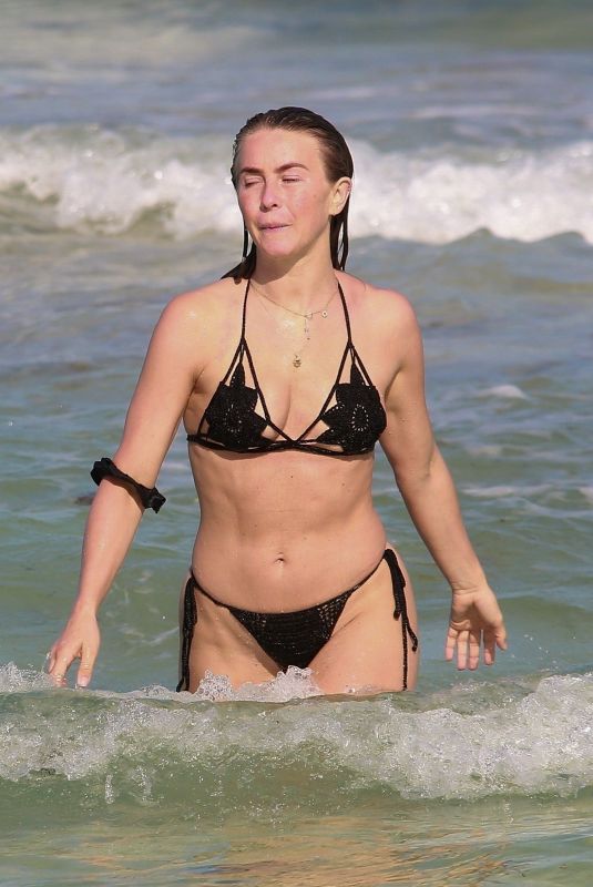 JULIANNE HOUGH in Bikini at Beach in Tulum 04/26/2021