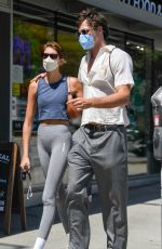 KAIA GERBER and Jacob Elordi Out for Lunch in Los Feliz 04/7/2021
