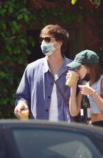 KAIA GERBER and Jacob Elordi Out in Los Angeles 04/03/2021