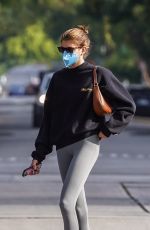 KAIA GERBER Arrives at Pilates Class in West Hollywood 04/06/2021