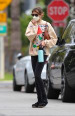 KAIA GERBER Arrives at Pilates Class in West Hollywood 04/24/2021