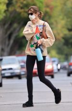 KAIA GERBER Arrives at Pilates Class in West Hollywood 04/24/2021