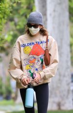 KAIA GERBER Arrives at Pilates Class in West Hollywood 04/24/2021