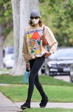 KAIA GERBER Arrives at Pilates Class in West Hollywood 04/24/2021
