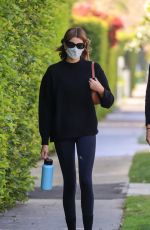 KAIA GERBER Heading to a Gym in West Hollywood 04/16/2021