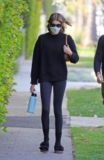 KAIA GERBER Heading to a Gym in West Hollywood 04/16/2021